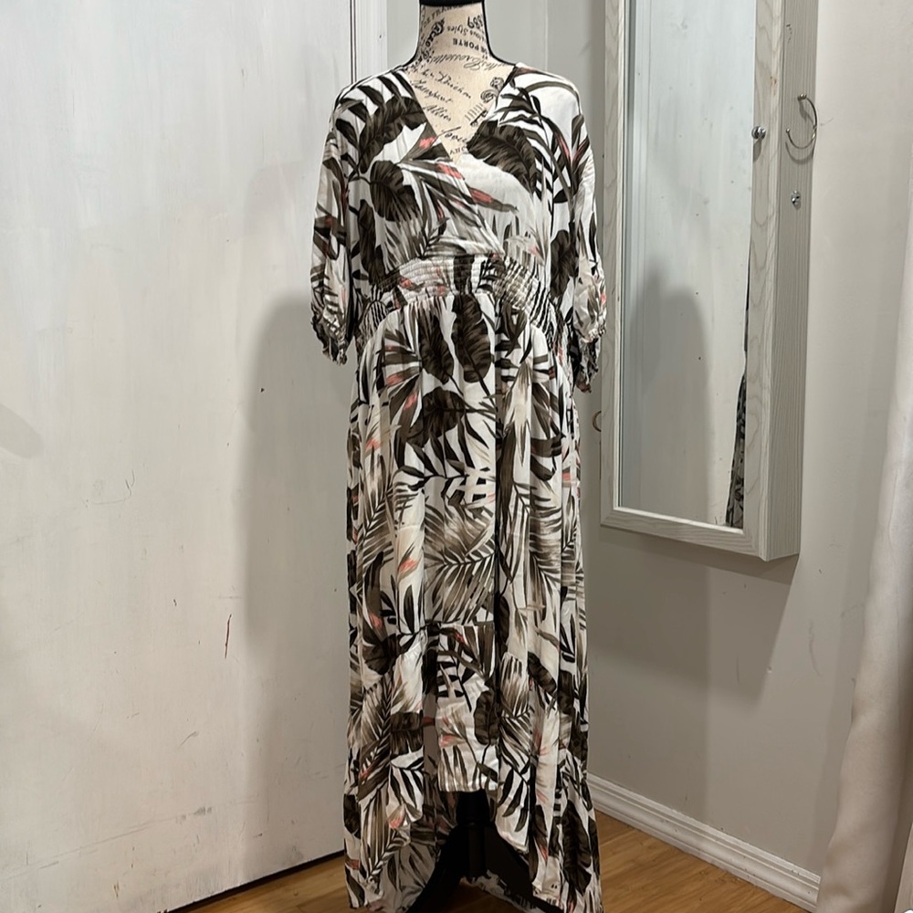 Old Navy Tropical Print Dress XXL C160